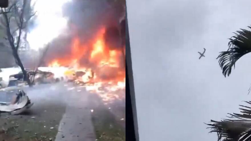 Se estrella un avión con 62 pasajeros abordo en Brasil