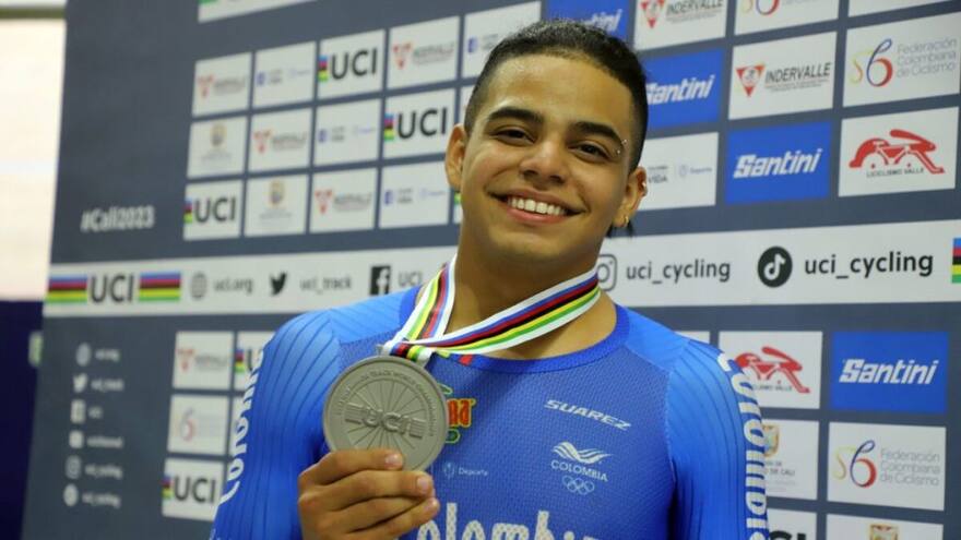 El atlanticense Francisco Jaramillo queda subcampeón mundial junior en keirin