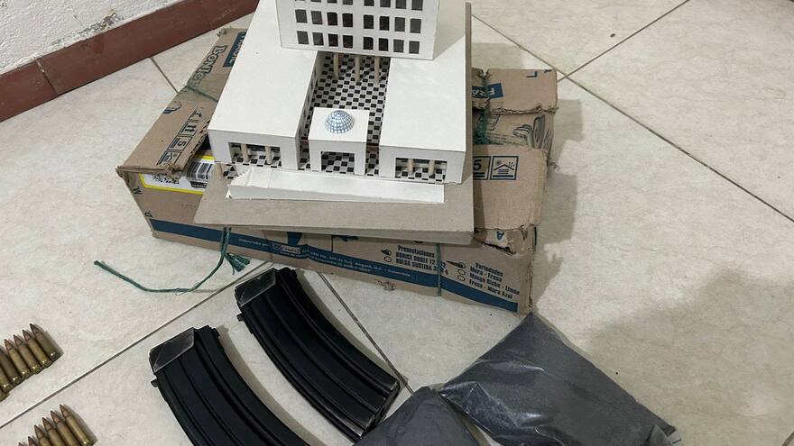 Los explosivos y la maqueta de Palacio de Justicia hallados en allanamientos