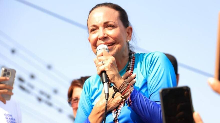 La opositora María Corina Machado acusa a Nicolás Maduro de la represión a miembros de su partido