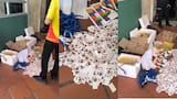 Denuncian propagando electoral en trasporte de refrigerios