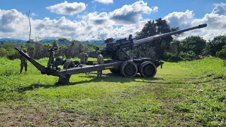 Operaciones militares en Bolívar son con artillería de puntería computarizada