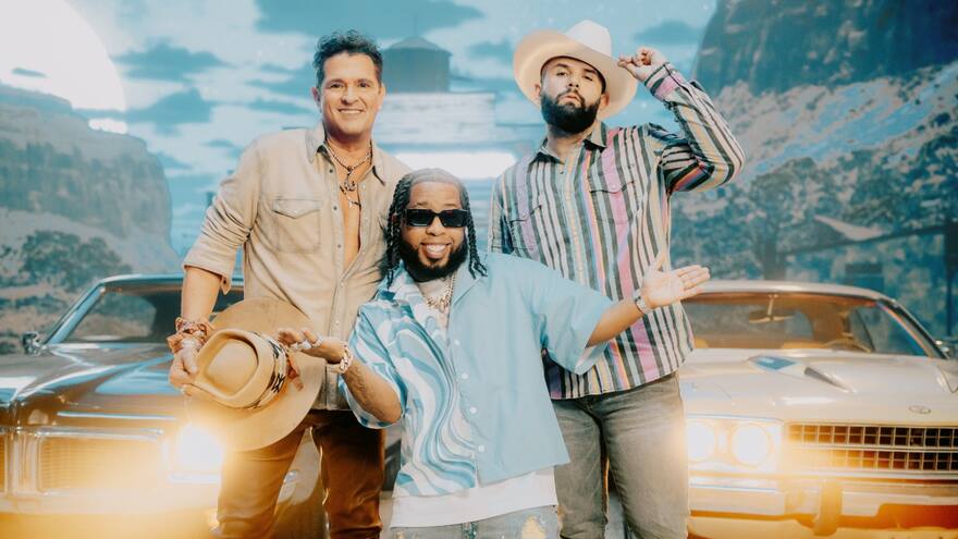 Carlos Vives, Carín León y Chimbala se unen en ‘La chancleta’