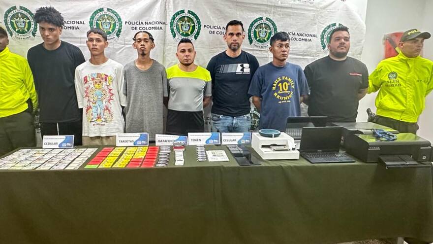 Capturan a siete personas por falsificación de identificaciones extranjeras y hurto