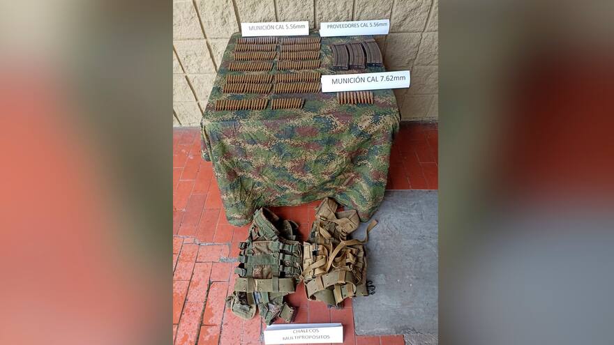 Incautan munición, chalecos y proveedores de ‘los Pachenca’ en Santa Marta