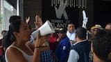 Con plantón frente a oficinas de Air-e, comunidad de Galapa exige soluciones