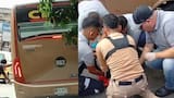 Terrible: bus de servicio público arrolla a tres mujeres en el barrio El Recreo