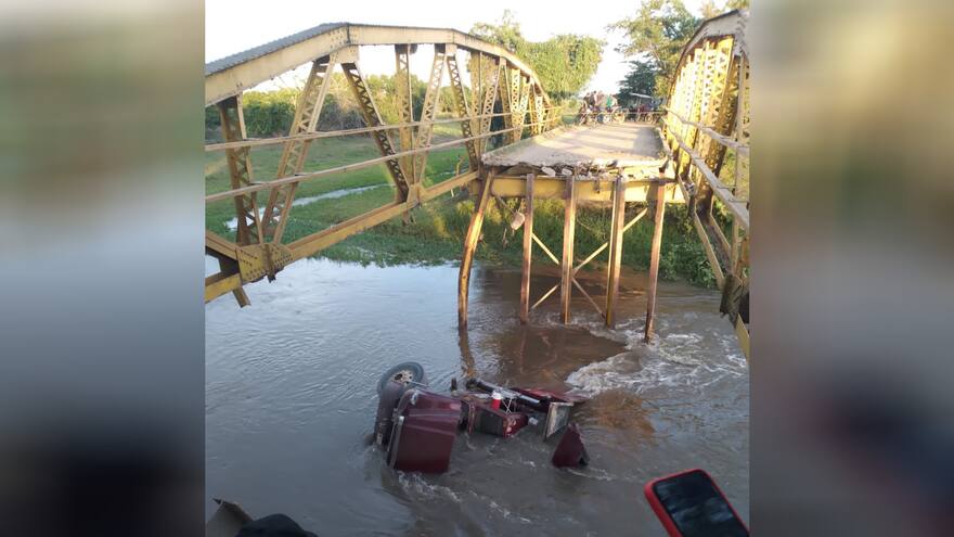 Magdalena: Piden reconstruir puente que se cayó en el Caño Michichoa, en la vía entre Santa Ana y Santa Bárbara de Pinto
