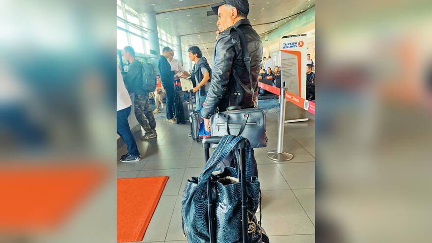 Armando Benedetti llegó a Estambul, Turquía, para asistir a la final de la Champions League