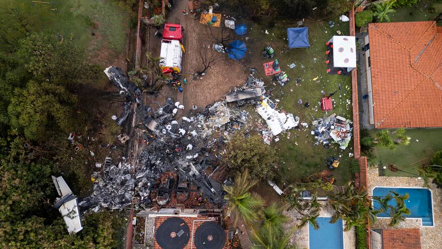 Revelan hipótesis de lo qué habría ocasionado el accidente aéreo en Brasil