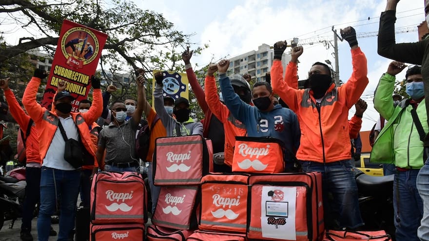 Rappitenderos exigen mejores condiciones laborales en B/quilla