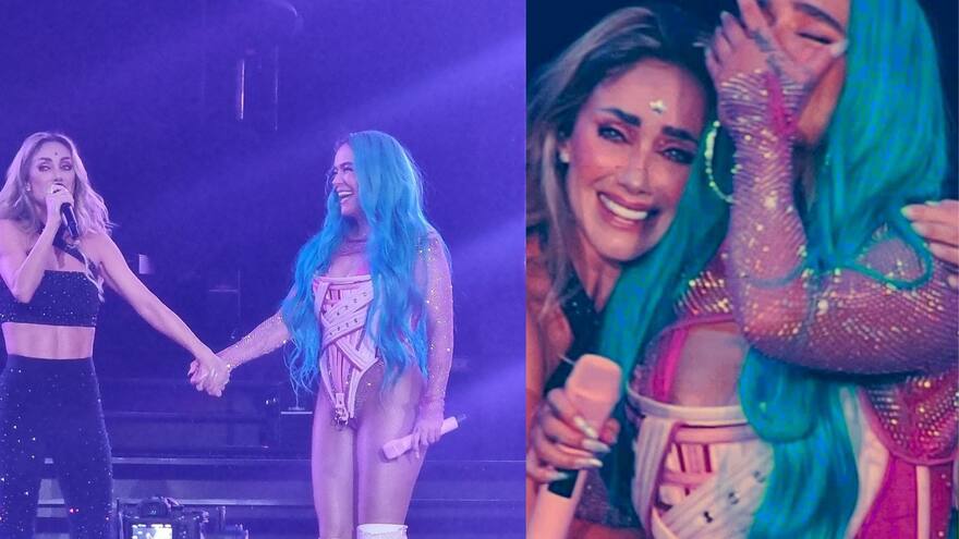 Karol G causa furor al llevar a RBD a su presentación en México