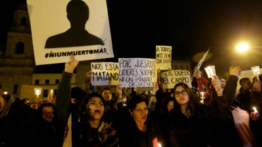 Denuncian el primer homicidio de un líder social en el país, en 2022