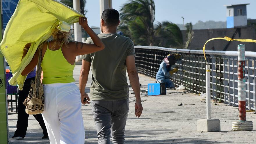 Dimar alerta sobre aumento de los vientos en esta época de diciembre