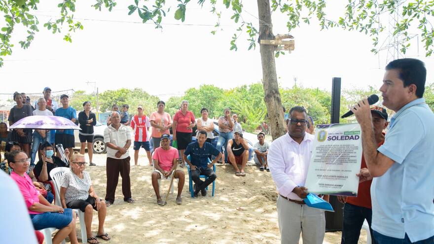 legalizan un nuevo barrio de Soledad