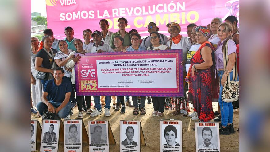 Entregan predios para el deporte y la reivindicación de víctimas