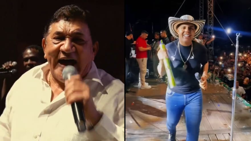 Poncho Zuleta le dedicó comentario a Haffit David: "Yo canto con el micrófono que sea"