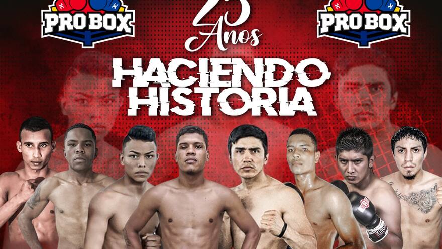 Probox celebra 25 años de boxeo con una velada internacional en ‘Curramba’