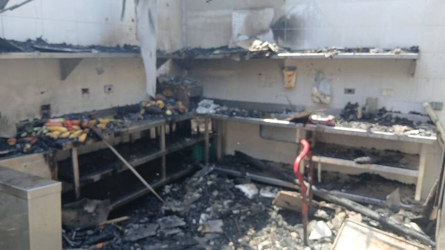 Bomberos de Cartagena atendieron incendio estructural en un hotel de Manzanillo