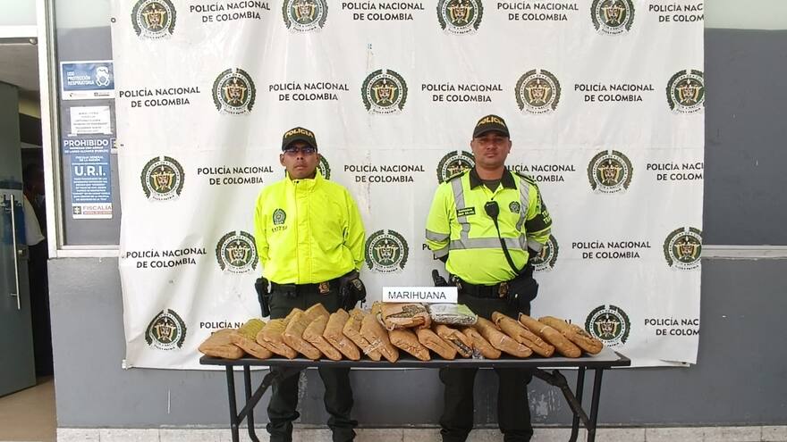 Policía de Tránsito intercepta encomienda de droga que llegaba a Barranquilla