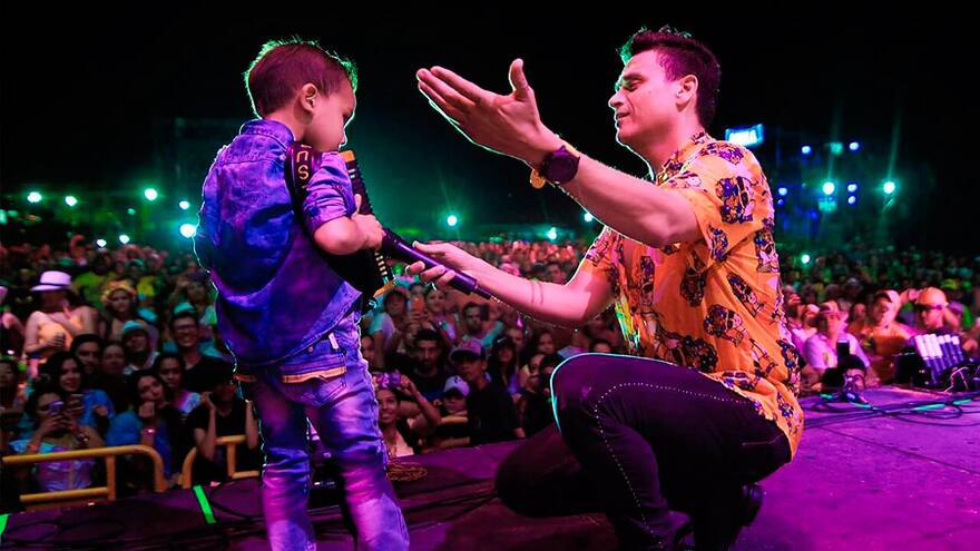 Jesús Ibarra, el niño acordeonero que descrestó a Silvestre en Baranoa