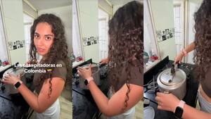 Video: Ciudadana española se viralizó tras no poder abrir ni cerrar una olla a presión colombiana