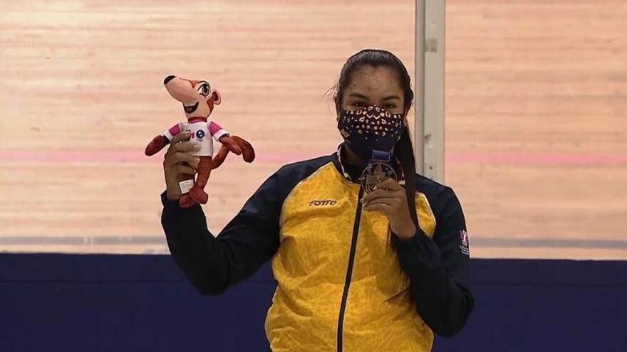 Marianis Salazar brilla en oro en los Juegos Panamericanos Junior