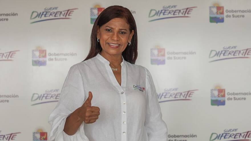 Lucy García, gobernadora electa de Sucre, anuncia que su posesión será en La Mojana