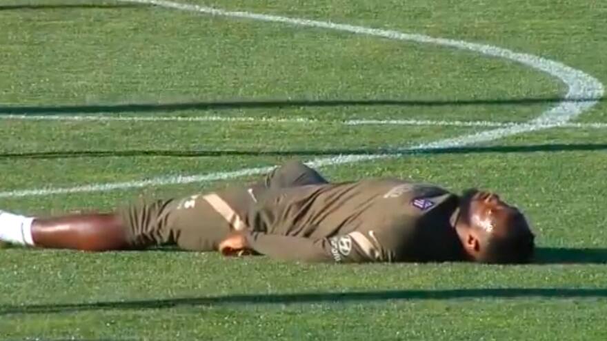 Susto en el entrenamiento del Atlético: Moussa Dembelé se desmaya