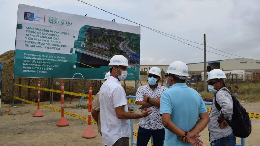Con inicio de obras, Galapa conmemoró su aniversario 488