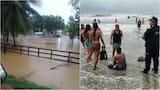 Intensas lluvias y vientos generan inundaciones y cierre de playas en Coveñas, Sucre