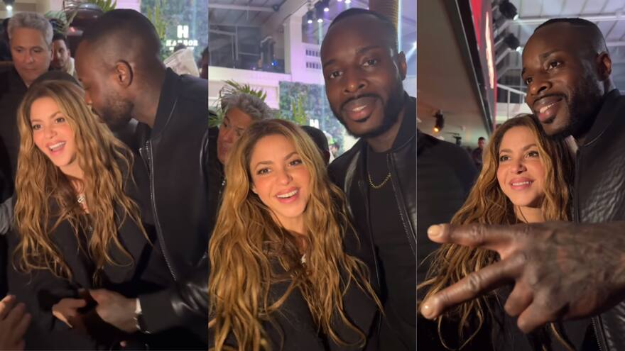 Este es el hombre que habría intentado besar a Shakira durante un evento