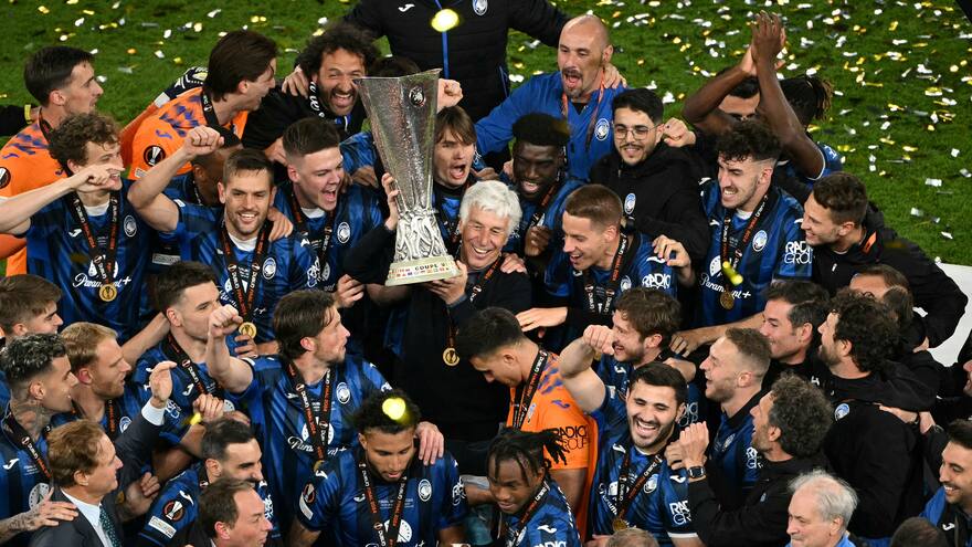 Gian Piero Gasperini, técnico del Atalanta, celebra el título en la Liga de Europa: “Parecían invencibles, es una gran hazaña”