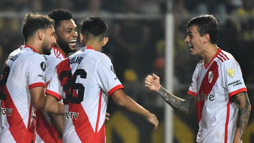 River, con Borja los 90 minutos, venció 2-0 en su visita a Deportivo Táchira