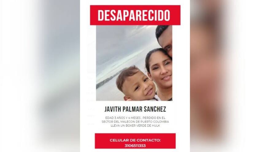 Autoridades buscan a niño de 3 años desaparecido en playa Miramar