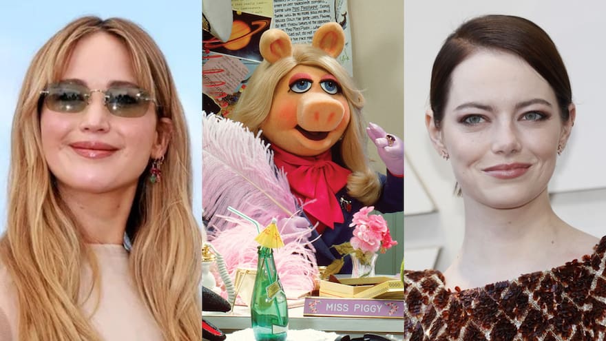 Jennifer Lawrence y Emma Stone producirán una película sobre ‘Miss Piggy’