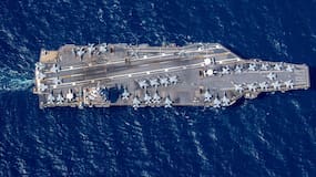 Portaviones USS Gerald R. Ford, el más grande del mundo, ya entró al área de control del Comando Sur en el Atlántico