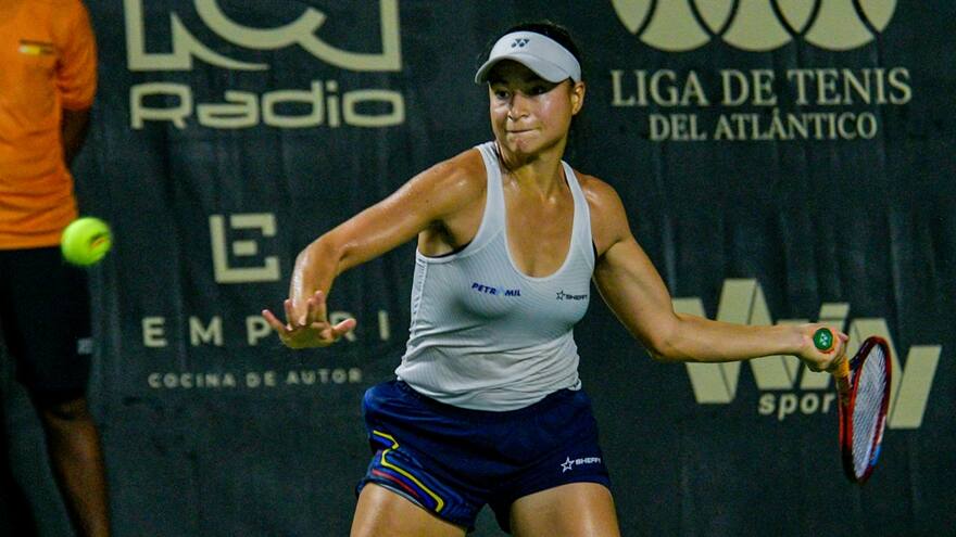 María Fernanda Herazo eliminó a Panna Udvardy en el WTA 125 Barranquilla Open