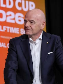 Infantino y Shakira presentaron el espectáculo de la final del Mundial en un evento en Nueva York