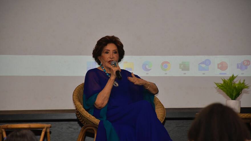 Amalín de Hazbún viajó a sus orígenes en la Feria Bahari