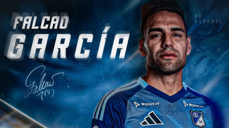 Radamel Falcao regresa a Millonarios y revive la ilusión azul con “Un último baile”