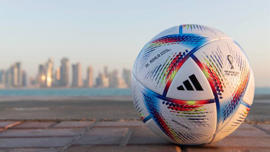 Mundial Qatar 2022: presentan el ‘Al Rihla’, balón oficial de la Copa