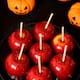 Receta de ensalada de frutas para niños en Halloween con formas divertidas