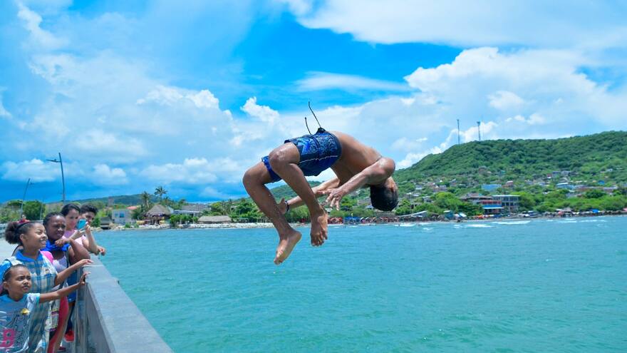 Las aguas cristalinas en puerto, un nuevo atractivo