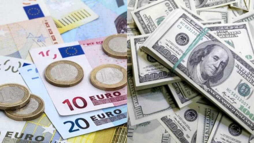 Euro cierra jornada de este martes 23 de agosto en paridad con el dólar