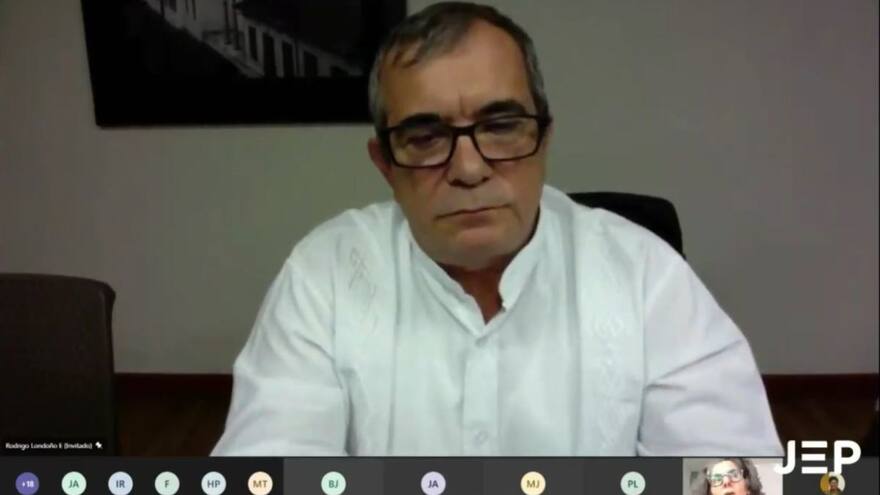 El sin sabor de la audiencia de ‘Timochenko’ ante JEP