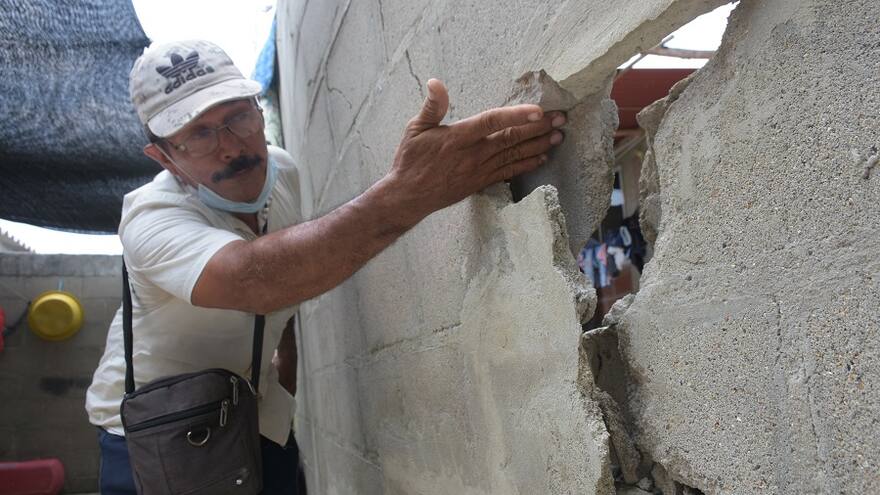 Reportan agrietamiento de 216 viviendas en Juan de Acosta