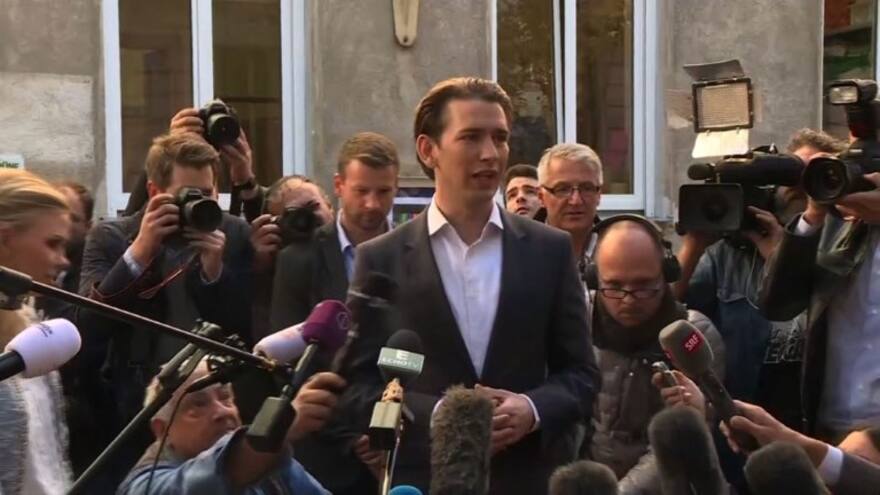 Sebastian Kurz gana las elecciones en Austria
