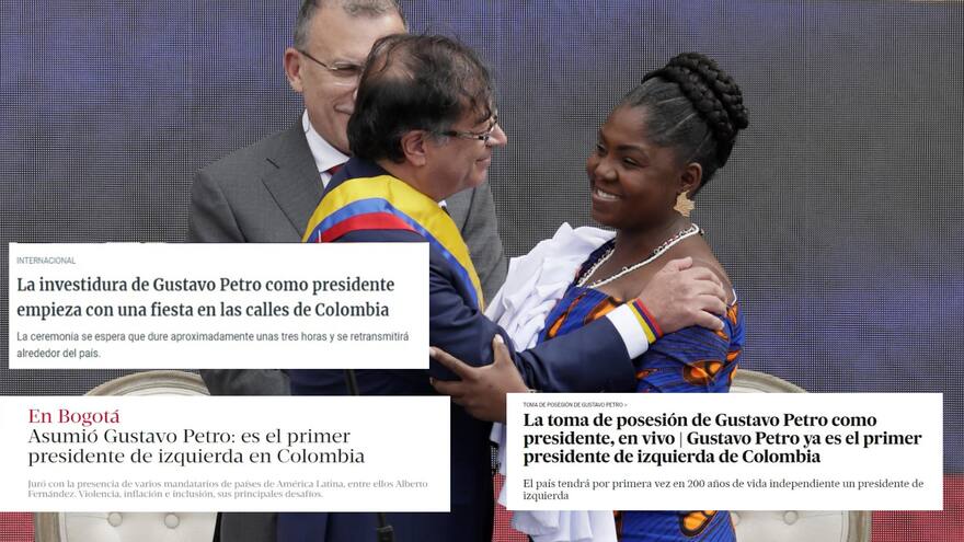 Así registran medios internacionales la posesión de Gustavo Petro