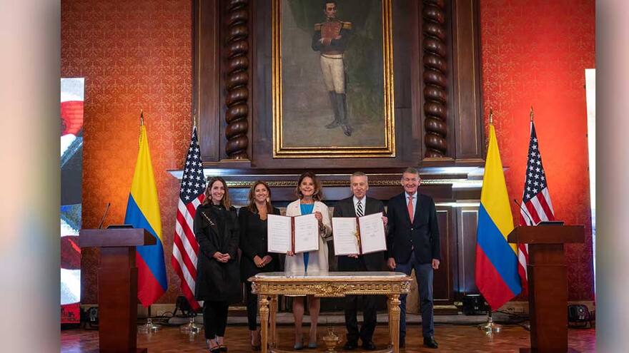 Colombia y EE. UU. firman alianza para abordar la trata de menores